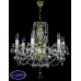 Подвесная люстра хрустальная ArtGlass DONATELA VI