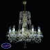 Подвесная люстра хрустальная ArtGlass DONATELA X