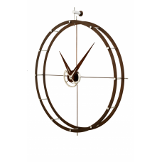 Часы Nomon DOBLE O N, дерево calabo, d=70см DONN