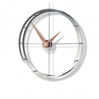 Часы Nomon DOBLE O i, CHROME/WALNUT, 70CM DON