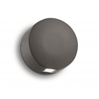 Светильник уличный настенный Ideal lux Dot Ap2 Antracite 143392