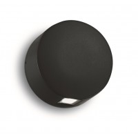 Светильник уличный настенный Ideal lux Dot Ap2 Nero 140377