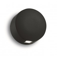 Светильник уличный настенный Ideal lux Dot Ap2 Nero 140377