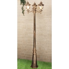 Уличный столб Elektrostandard Diadema F/3 (GLYF-8046F/3) черное золото a030678