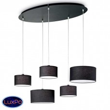 Люстра подвесная Ideal lux Ekos Sp5 Nero 140421
