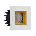 Встраиваемый светодиодный светильник LeDron FAST TOP SQ MINI White/Gold Встраиваемый светодиодный светильник LeDron FAST TOP SQ MINI White/Gold