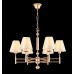 Люстра подвесная Crystal Lux FLAVIO SP6 GOLD