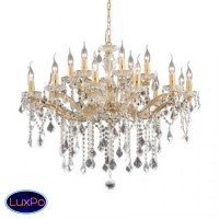 Подвесная люстра хрустальная Ideal lux Florian Sp18 Oro 075181