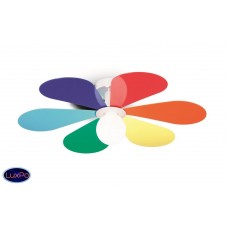Светильник настенно-потолочный детский Ideal lux Flower Pl1 D50 141336 Светильник настенно-потолочный детский Ideal lux Flower Pl1 D50 141336