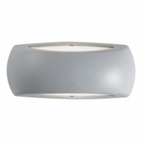 Светильник уличный настенный Ideal lux Francy-1 Ap1 Grigio 123738