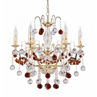 Люстра подвесная Crystal Lux FRUTA SP6 GOLD
