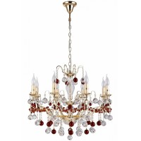 Люстра подвесная Crystal Lux FRUTA SP8 GOLD