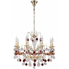 Люстра подвесная Crystal Lux FRUTA SP8 GOLD