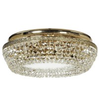 Хрустальная потолочная люстра светодиодная Arti Lampadari Favola LE 1.4.60.502 G