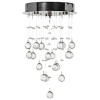Светильник потолочный хрустальный светодиодный Arti Lampadari Flusso L 1.4.25.601 N