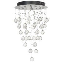 Светильник потолочный хрустальный светодиодный Arti Lampadari Flusso L 1.4.35.601 N