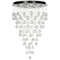 Хрустальная потолочная люстра светодиодная Arti Lampadari Flusso L 1.4.55.601 N