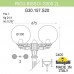Столб уличный Fumagalli RICU BISSO/G300 2L G30.157.S20.WZE27