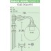 Столб уличный Fumagalli TABOR ADAM/G400 1L G40.205.M10.WYE27