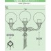 Столб уличный Fumagalli TABOR ADAM/G400 2+1 G40.205.M21.WZE27