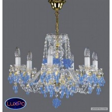 Подвесная люстра хрустальная ArtGlass GALINA COLOR