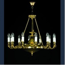 Подвесная люстра хрустальная ArtGlass GERALDINA