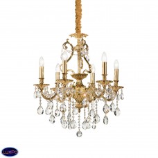 Подвесная люстра Ideal lux Gioconda Sp6 Oro 060507 Подвесная люстра Ideal lux Gioconda Sp6 Oro 060507