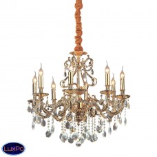 Люстра подвесная хрустальная Ideal lux Gioconda Sp8 Oro 060514