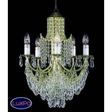Подвесная люстра хрустальная ArtGlass GITA
