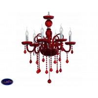 Люстра подвесная Ideal lux Giudecca Sp6 Rosso 027418