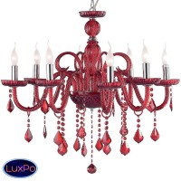 Подвесная люстра Ideal lux Giudecca Sp8 Rosso 027425