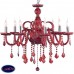 Подвесная люстра Ideal lux Giudecca Sp8 Rosso 027425