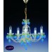 Подвесная люстра хрустальная ArtGlass GIZELA IX COLOR