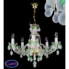 Подвесная люстра хрустальная ArtGlass GIZELA IX WHITE
