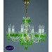 Подвесная люстра хрустальная ArtGlass GIZELA VI COLOR