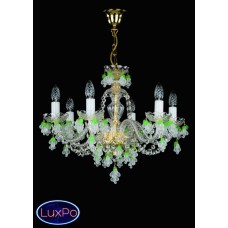 Подвесная люстра хрустальная ArtGlass GIZELA VI WHITE