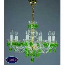 Подвесная люстра хрустальная ArtGlass GIZELA V COLOR