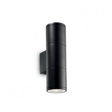 Светильник уличный настенный Ideal lux Gun Ap2 Small Nero 100395