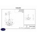 Светильник подвесной Maytoni CIPRESSO H034-PL-04-R