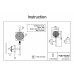 Бра Maytoni RIVE LEAF H425-WL-01-G