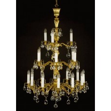 Подвесная люстра хрустальная ArtGlass HERMIONA