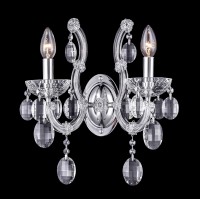 Бра хрустальное Crystal lux HOLLYWOOD AP2 CHROME