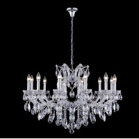 Люстра подвесная хрустальная Crystal lux HOLLYWOOD SP12 CHROME