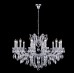 Люстра подвесная хрустальная Crystal lux HOLLYWOOD SP12 CHROME