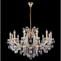 Люстра подвесная хрустальная Crystal lux HOLLYWOOD SP12 GOLD