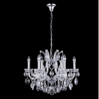 Люстра подвесная хрустальная Crystal lux HOLLYWOOD SP6 CHROME
