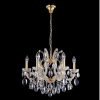 Люстра подвесная хрустальная Crystal lux HOLLYWOOD SP6 GOLD