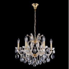 Люстра подвесная хрустальная Crystal lux HOLLYWOOD SP6 GOLD