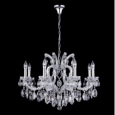 Люстра подвесная хрустальная Crystal lux HOLLYWOOD SP8 CHROME
