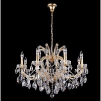 Люстра подвесная хрустальная Crystal lux HOLLYWOOD SP8 GOLD